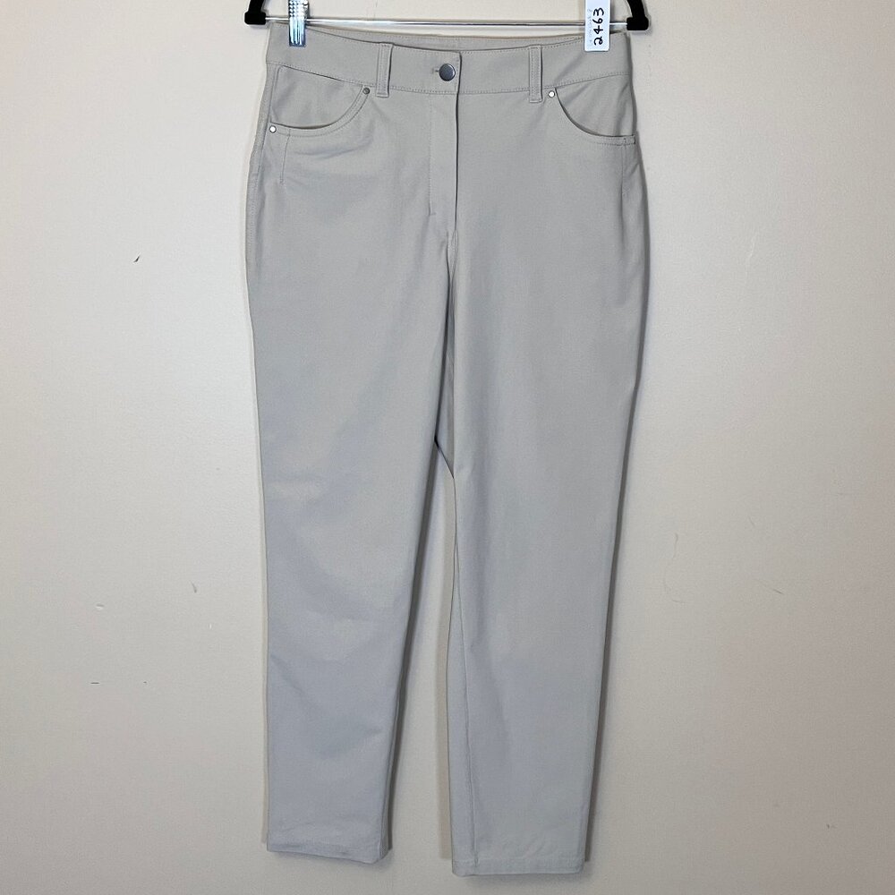 Lululemon City Sleek 5 Pocket 7/8 Trouser Pants - Women's Size 8 - Tan Trench